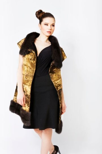 24 Carat Gold Mink Fur Jackets and Coats Marc Kaufman Furs