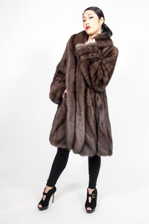 Marc Kaufman Furs presents a Russian Sable Fur Princess Swing Stroller from Marc Kaufman Furs New York City