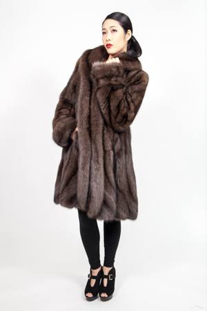 Marc Kaufman Furs presents a Russian Sable Fur Princess Swing Stroller from Marc Kaufman Furs New York City