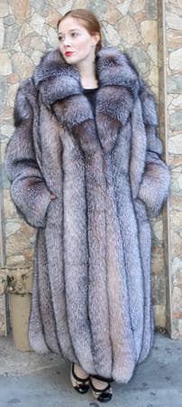 Crystal Fox Fur Coat