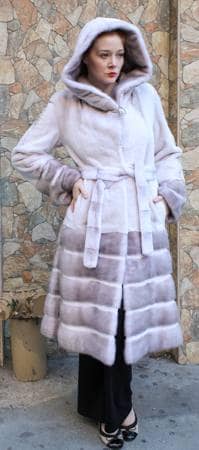 tourmaline mink fur coat