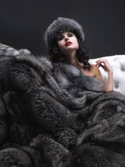 Fur coat remodel int blanket