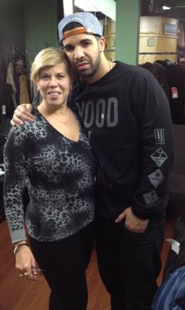 Rapper Drake With Jody Marc Kaufman Furs