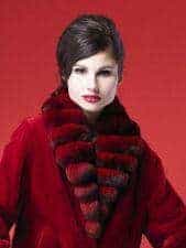 Marc Kaufman Furs presents a red sheared mink fur jacket with chinchilla shawl collar from Marc Kaufman Furs USA,Fur coats in Argentina, fur coats in Chile, fur coats in Venezuela, fur coats in Australia, fur coats in Belgium,fur coats in Netherlands, fur coats in Norway,fur coats in Sweden,fur coats in Dubais,fur coats in Egypt,fur coats in Egypt,fur coats in Kuwait, fur coats in South Africa,fur coats in Tunisia,fur coats in the Falklands