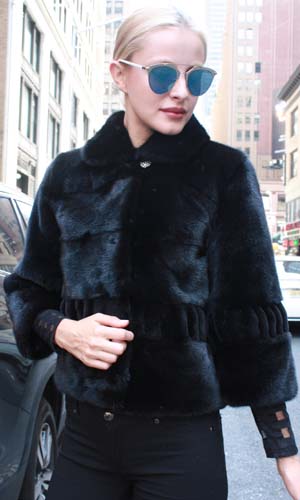 Marc Kaufman Furs Presents a ranch sheared mink fur jacket with sheared trim mink fur pleated sleeves from Marc Kaufman Furs New York,Argentina,United Kingdom,Austria,Denmark,Norway,Australia,Finland,Saudi Arabia,Oman,Kuwait,Jordan,Egypt