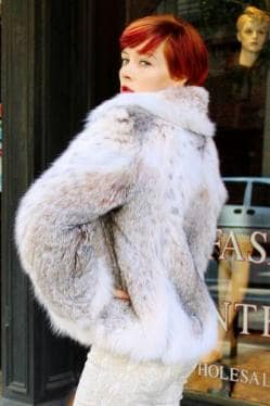 Canadian Lynx Fur Jacket Cold Chicago Freezing Paramus New Jersey, NYC Fur Store