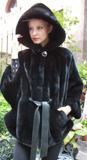 Marc Kaufman Furs Presents a blackglama ranch mink fur poncho hood from Marc Kaufman Furs New York,Argentina,United Kingdom,Austria,Denmark,Norway,Australia,Finland,Saudi Arabia,Oman,Kuwait,Jordan,Egypt