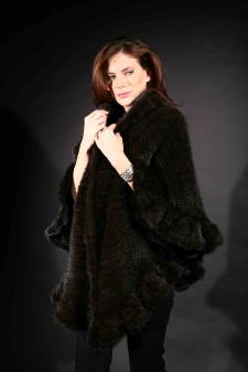 Marc Kaufman Furs Presents a mahogany knit mink fur cape from Marc Kaufman Furs New York,Argentina,United Kingdom,Austria,Denmark,Norway,Australia,Finland,Saudi Arabia,Oman,Kuwait,Jordan,Egypt