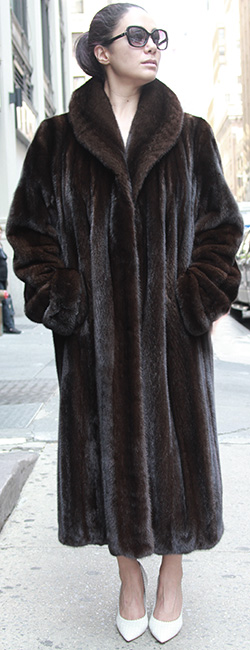 Mahogany MInk Coat