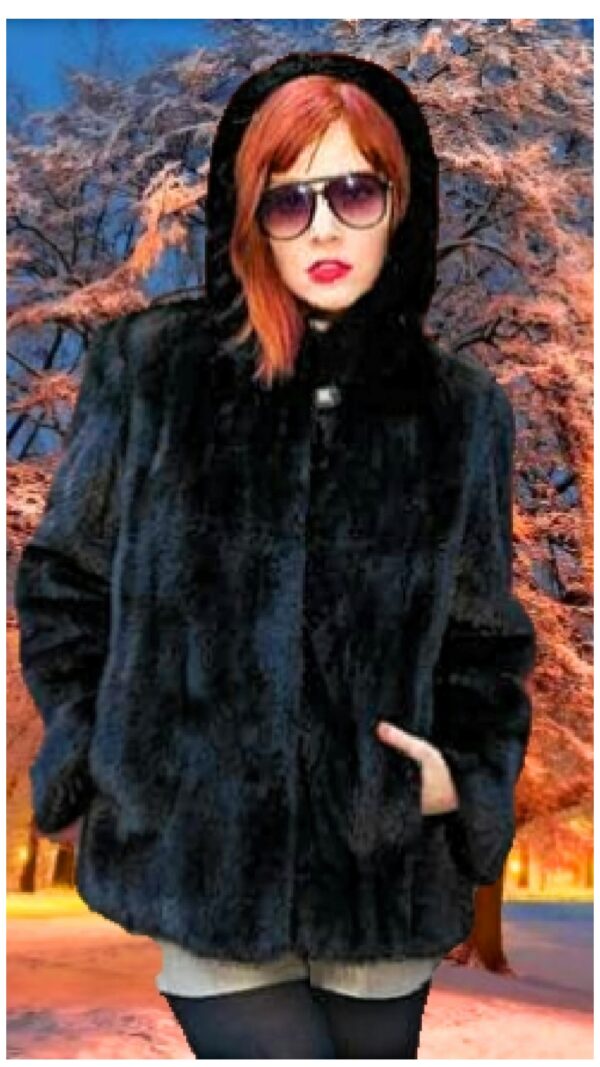 black ranch mink furs