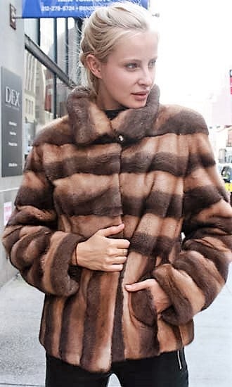 Marc Kaufman Furs Presents a demi whiskey mink fur jacket from Marc Kaufman Furs New York,Argentina,United Kingdom,Austria,Denmark,Norway,Australia,Finland,Saudi Arabia,Oman,Kuwait,Jordan,Egypt