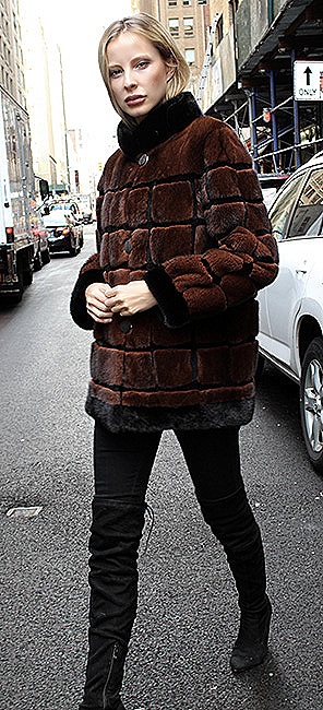 mink fur coat