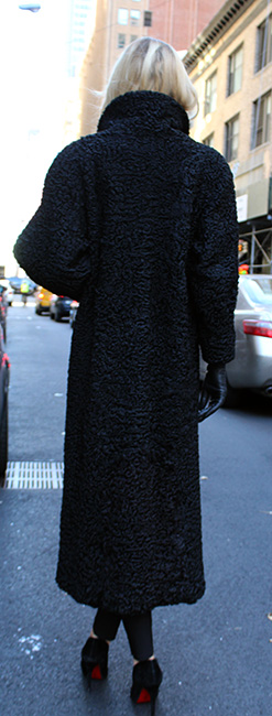 Black Persian Fur Coat