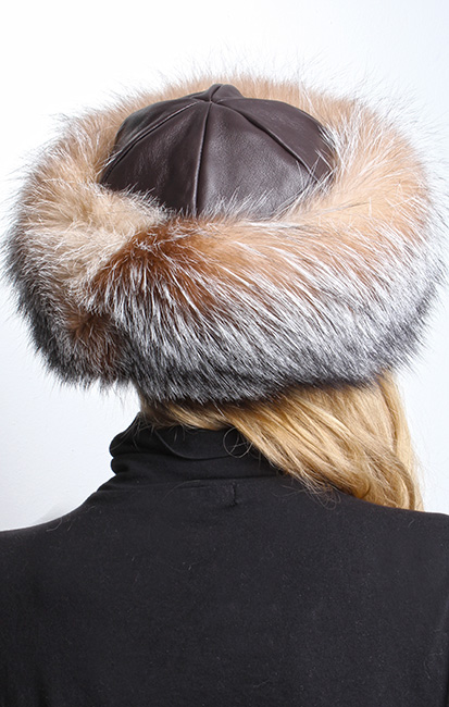 Crystal Fox Fur Hat