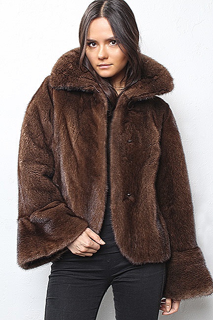 woman fox fur jackets