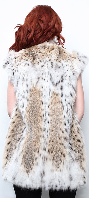 Cat Lynx Fur Vest