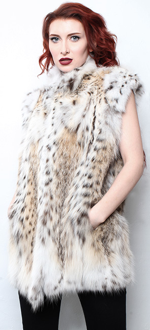 Ski Aspen Lynx Fur Vest