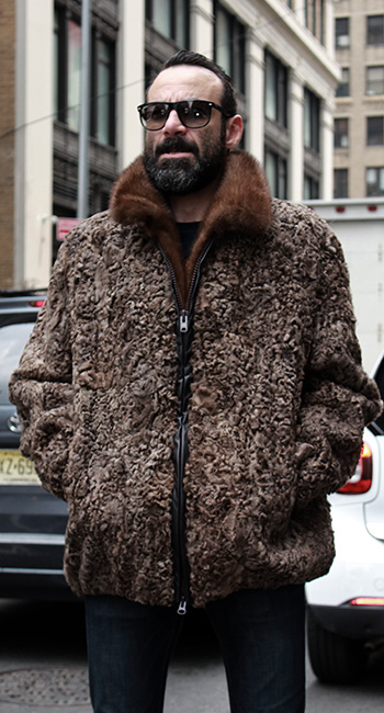 MENS BROWN PERSIAN JACKET