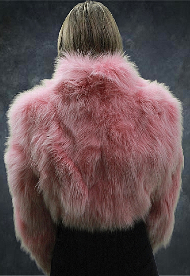 Light Pink Fox Jacket