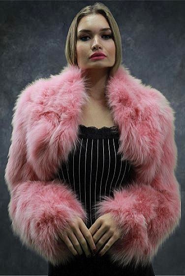 Light Pink Fox Jacket