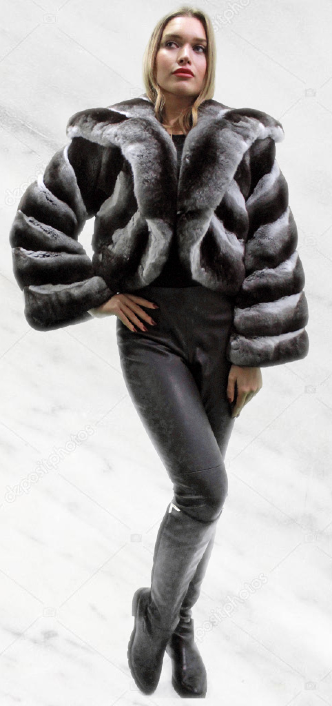 Chinchilla Fur Bolero Jacket