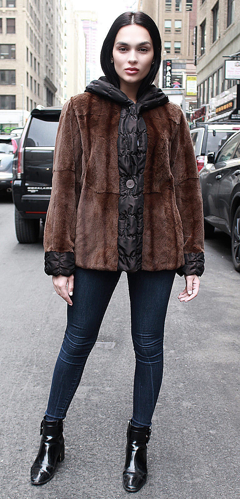 mink fur coat