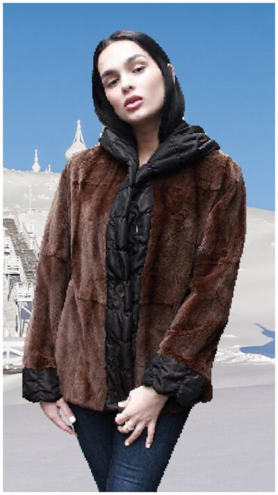 sheared mink fur coats