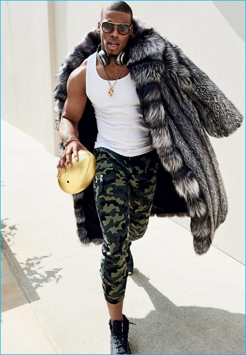 Cam Newton Marc Kaufman Furs Celebrity Furrier