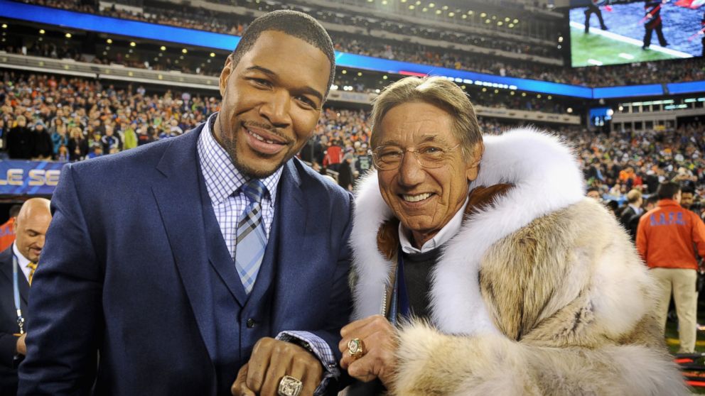 Joe Namath Michael Strahan Marc Kaufman Furs Celebrity Furrier