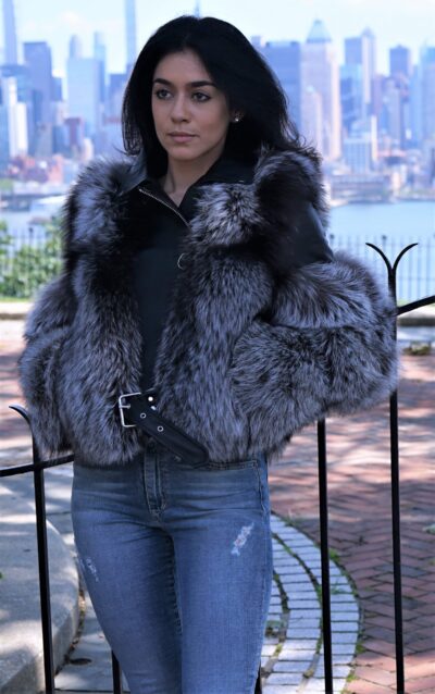 Silver Fox Fur Jacket