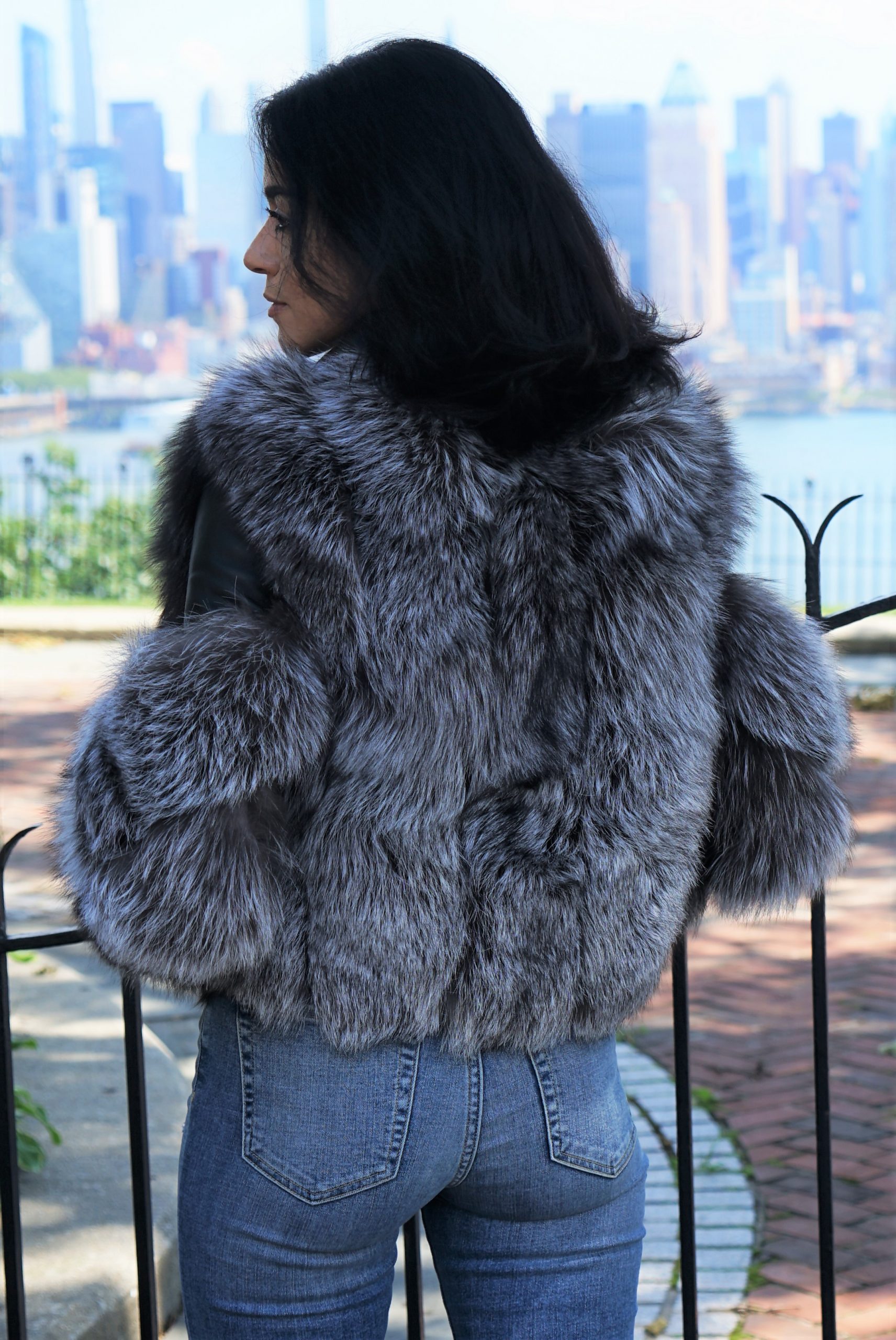 Silver Fox Fur Jacket