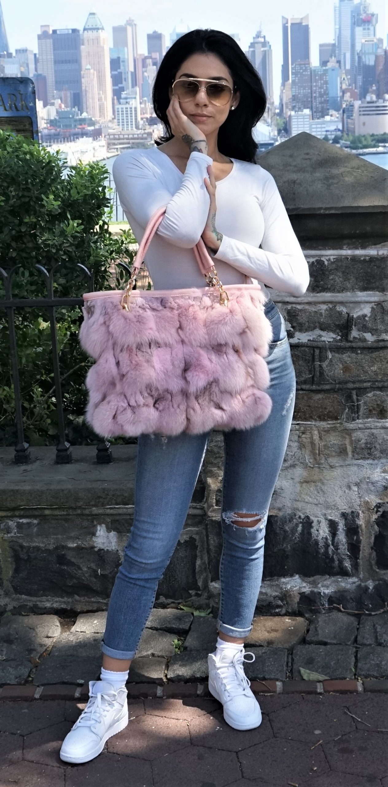 Baby Pink Fox Bag