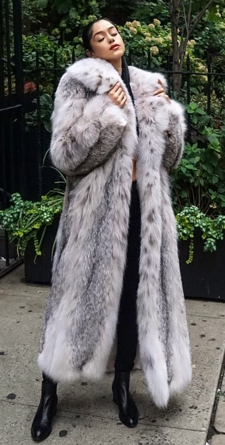 Canadian Fur lynx Coat