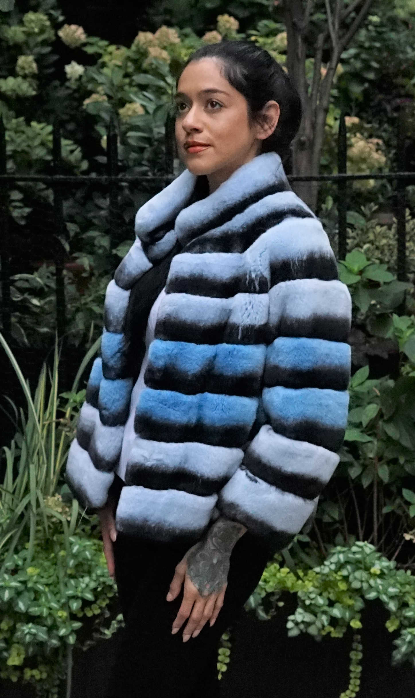 Blue Rex Rabbit Jacket