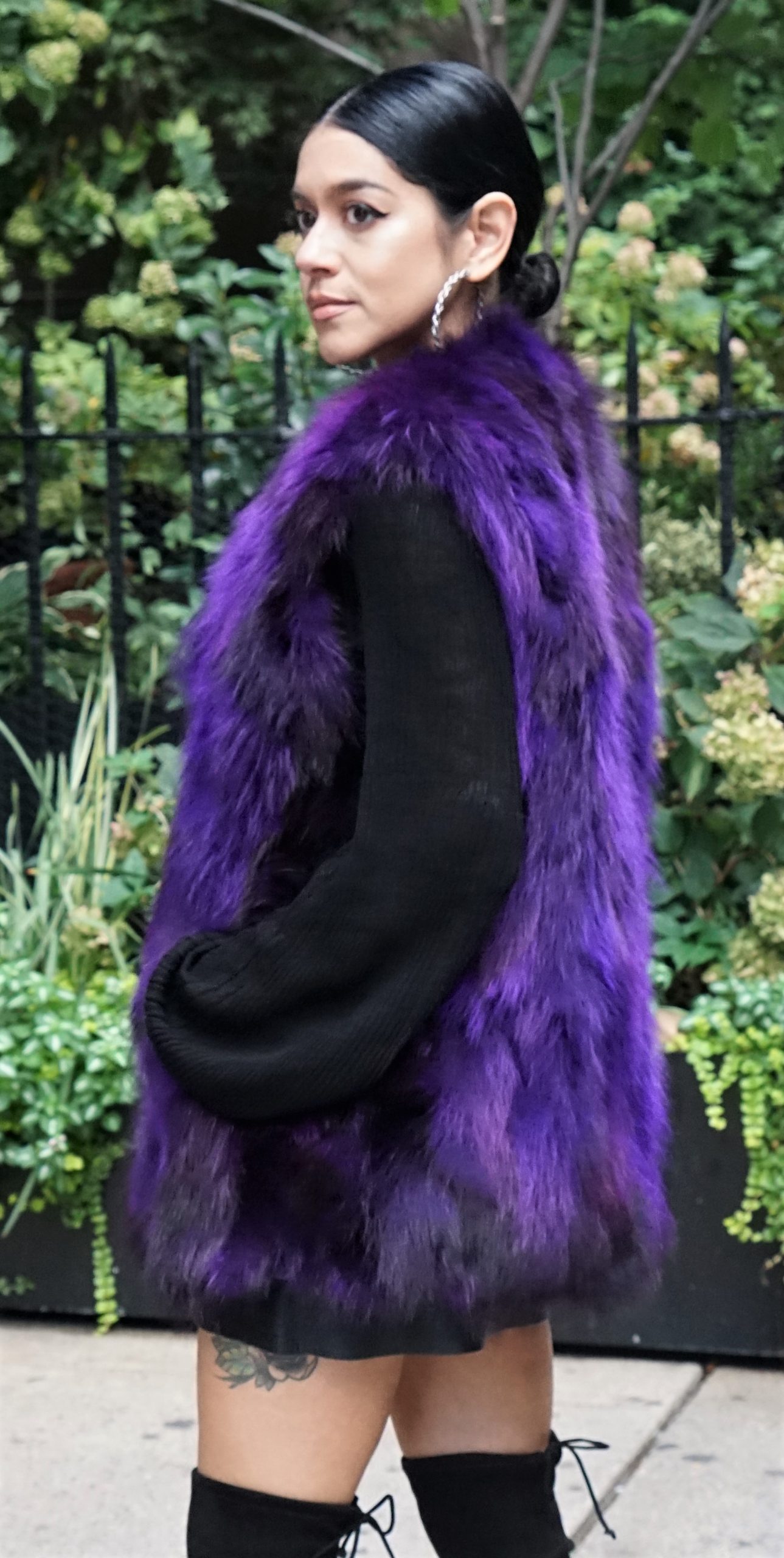 Purple Raccoon Vest