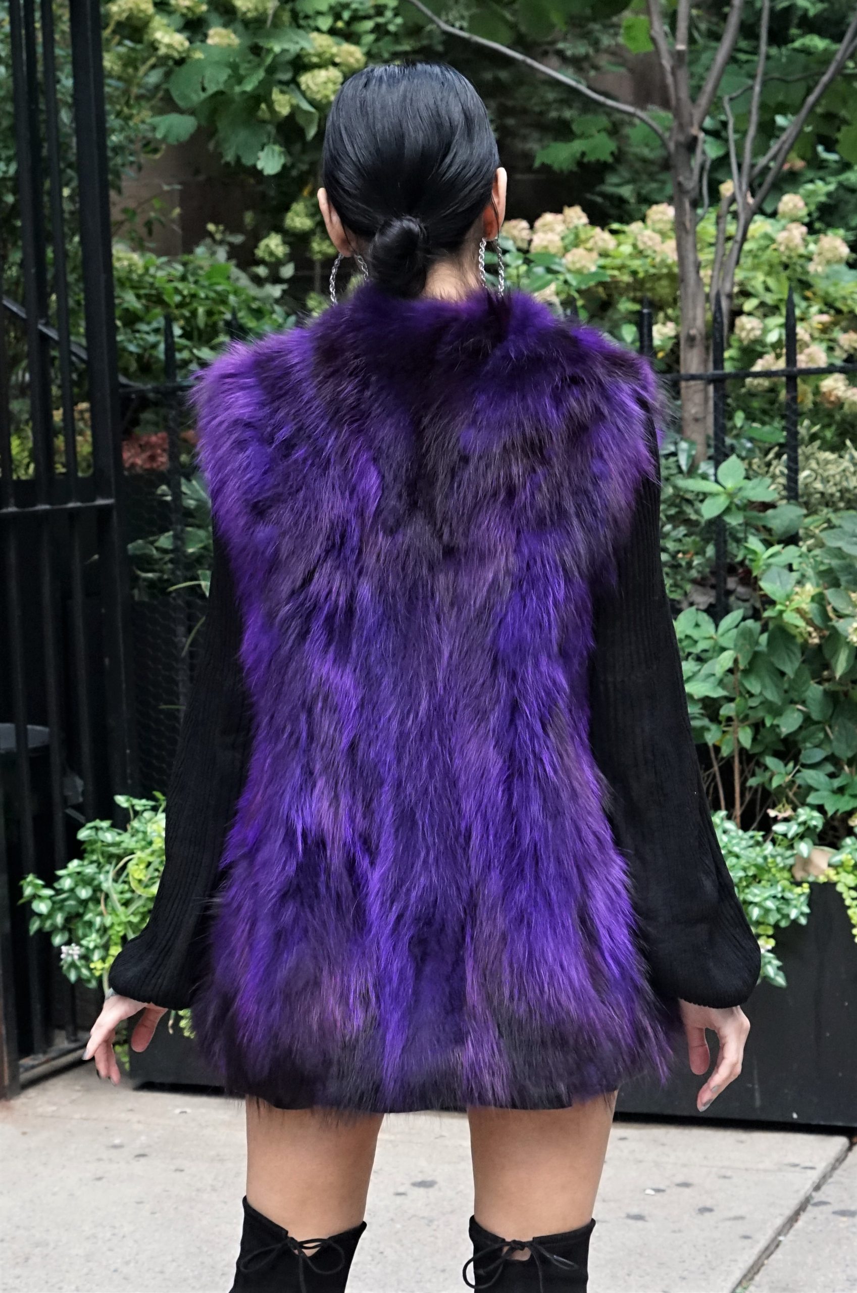 Purple Raccoon Vest