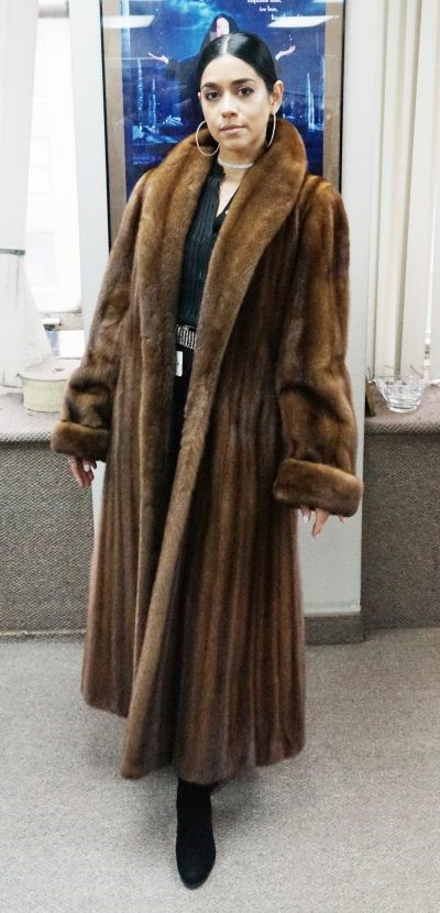 Demi Mink Coat Princess Cut