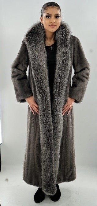 Blue Iris Mink Coat