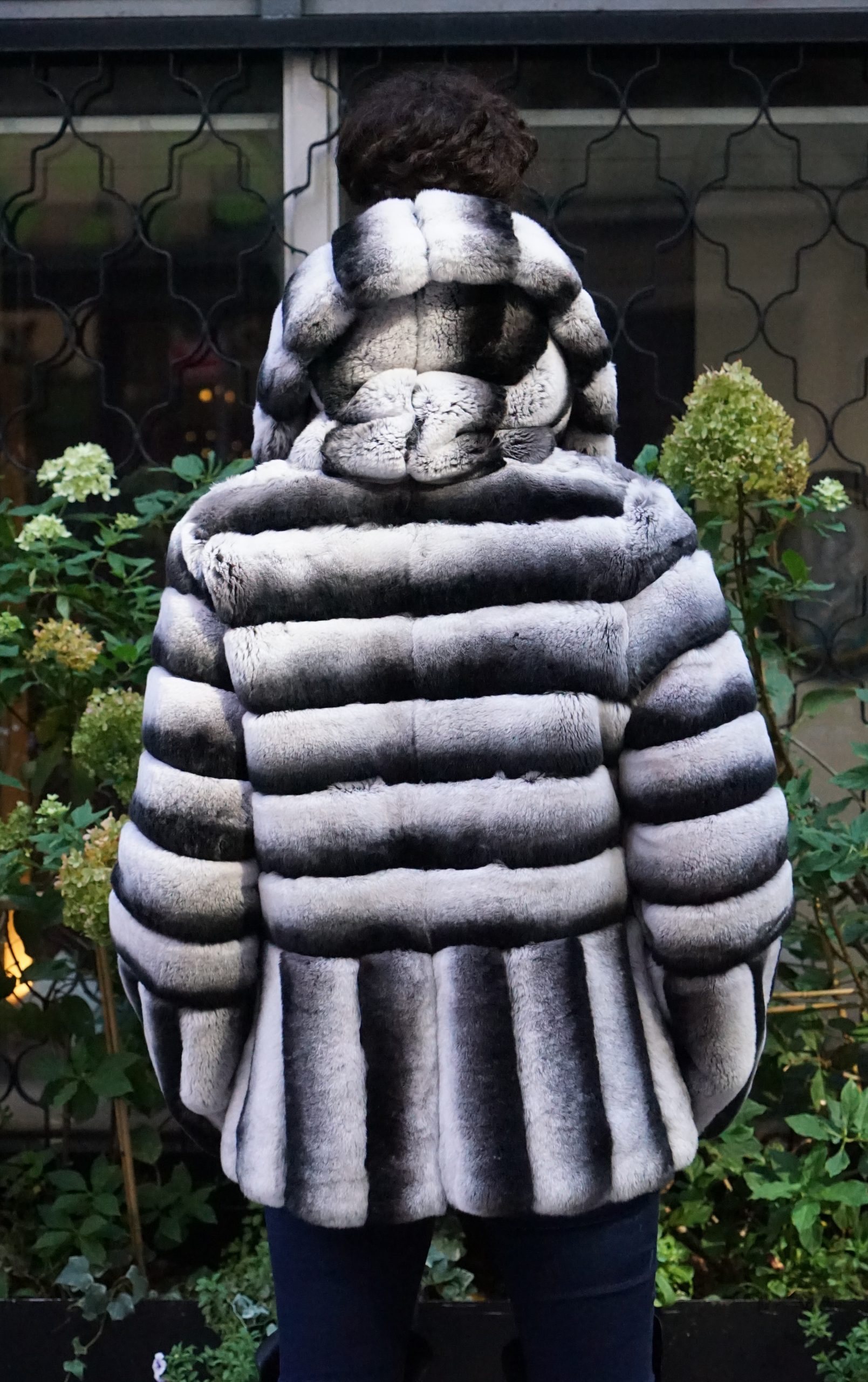 Chinchilla Rex Rabbit Jacket