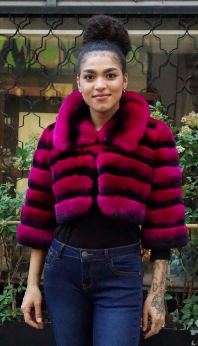 Fuchsia Rex Rabbit Jacket