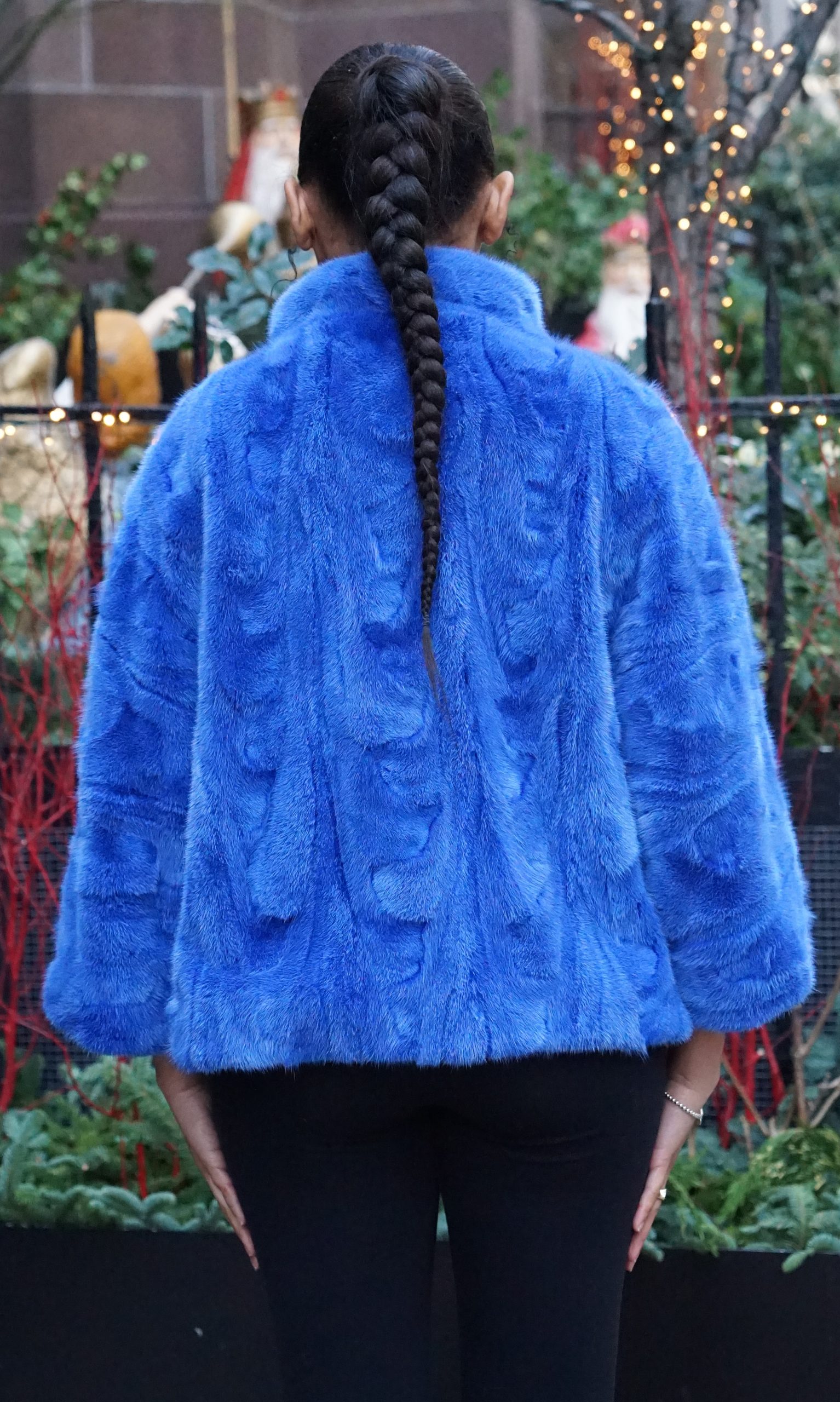 Blue Mink Diamond Cut Jacket