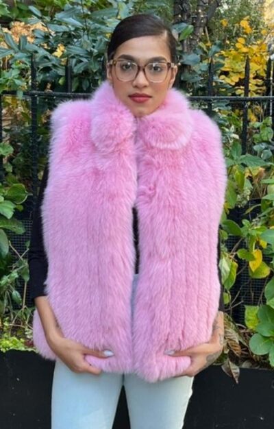 Pink Fox Vest