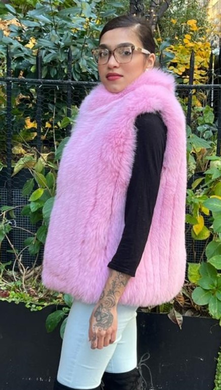 Pink Fox Vest