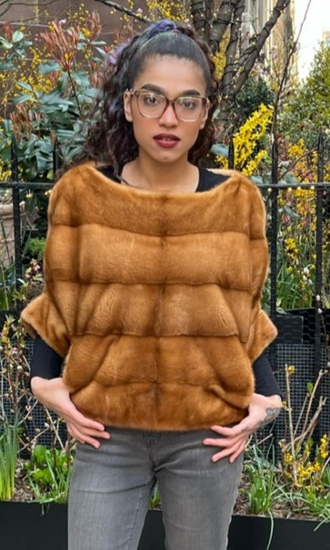 Whiskey Mink Jacket Pullover