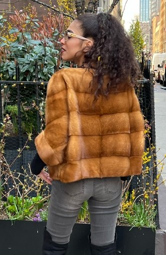 whiskey mink jacket horizontal