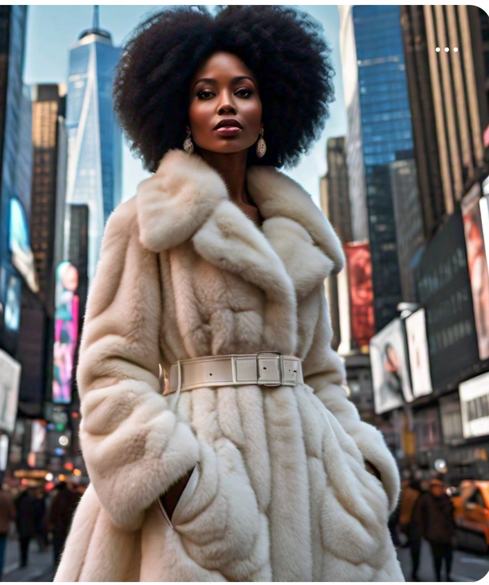 Tourmaline Mink Coat