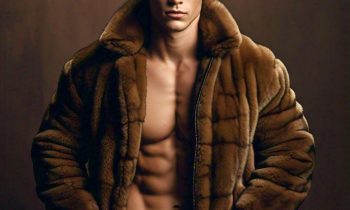 Men's Whiskey Mink Jacket