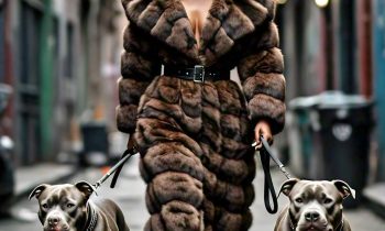 Brown Chinchilla Coat