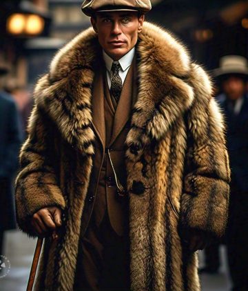 Fur coats in men’s fashion