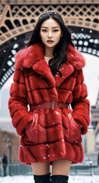 Red Mink Jacket